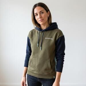 Scotch & Soda Unisex Organic Cotton Felpa Logo Hoodie, size S